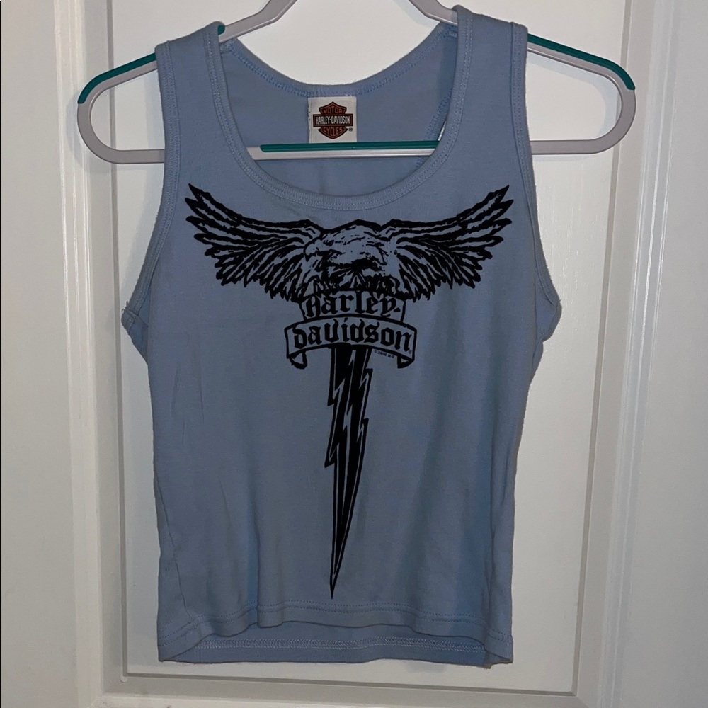 Harley-Davidson Blue Muscle Tee